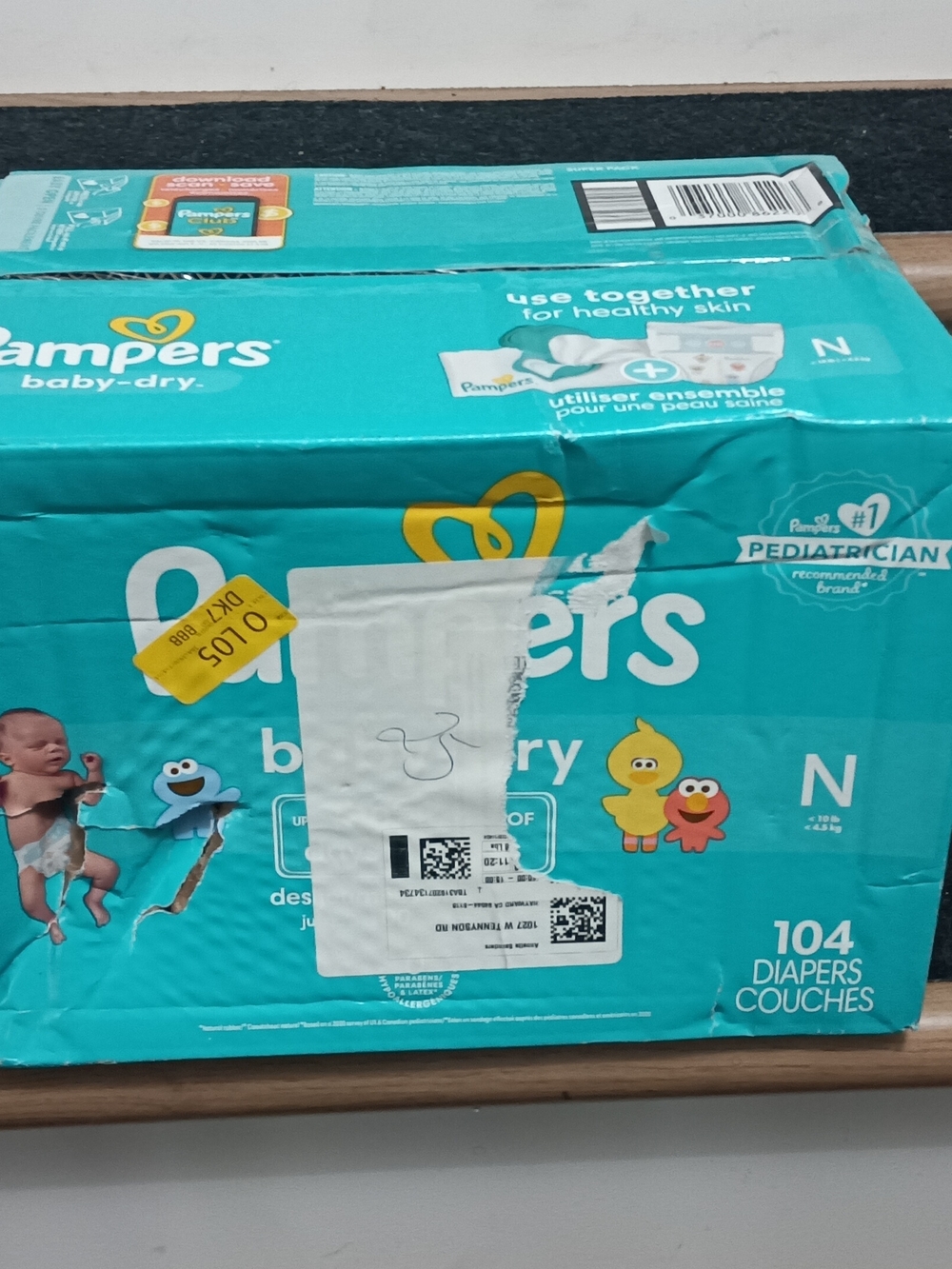 Pampers Baby-Dry Diapers Pack - Teal